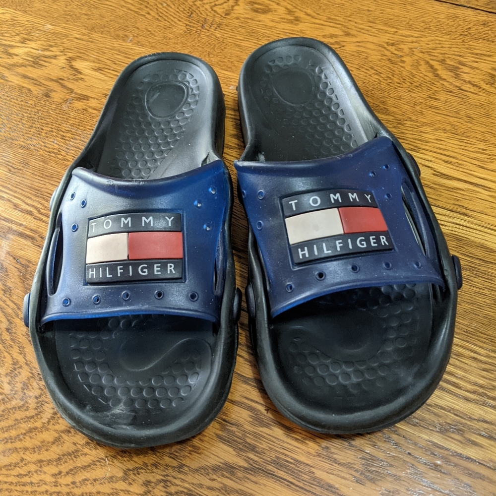 Vintage and Rare 90's Tommy Hilfiger Slides